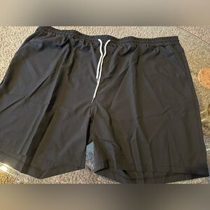 Men’s 6XL Black Athletic Shorts New